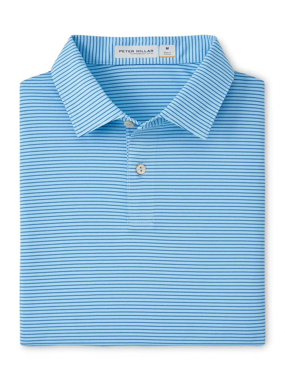 Peter Millar M Featherweight Stripe Seaport Blue $115